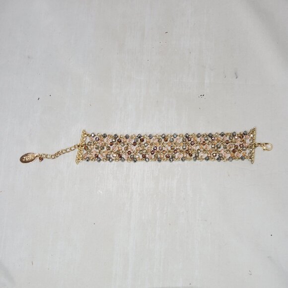 Ali Khan Glass multi color Beaded Bracelet - Picture 2 of 7